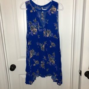 Free People Tree Swing Tunic Boho Top Mini Dress